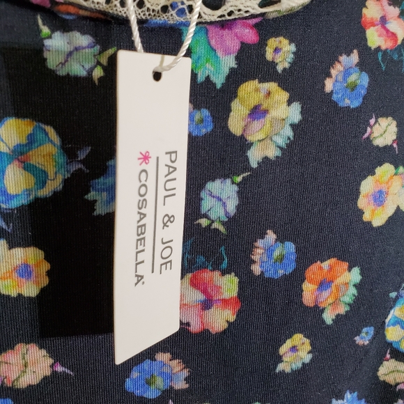 PAUL & JOE Painted Rose Denise Button Top - Picture 10 of 13